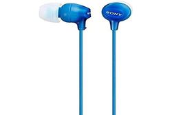 Sony Auriculares intrauditivos originales, azules (sin micrófono)