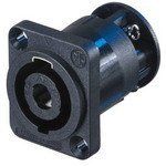 Neutrik NL4MP-ST connecteur de fils speakON Noir - Connecteurs de fils (speakON, Noir, Polyamide, 250 V, 40 A, -30 - 80 °C)