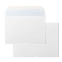 Sobres de Papel, Sobre Papel color Blanco, Sobre Tamaño DIN C4 229 x 324 mm, Sobre Papel con Cierre Tira de Silicona para Documentos, Envíos o Almacenaje · m-office (500 uds, 229x324mm)