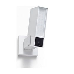 Netatmo Monitorująca Inteligentna Kamera Zewnętrzna z Alarmem 105 dB Netatmo, Biały, WiFi, Wbudowane oświetlenie, Wykrywanie ruchu, Noktowizja, Bez abonamentu, biały, NOC-S-W-EC