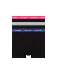Calvin Klein Hombre Pack de 3 Bóxers Trunks Algodón con Stretch, Multicolor (B- Hdwy Bl/Griffin/Wild Flwrs Wbs), L