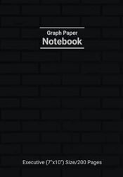 Notebook: Brick Collection Project Workbook / Executive (7 x 10 in / 178 x 254 mm) Size / 200 Graph Paper Pages: Great for Home, Office or School