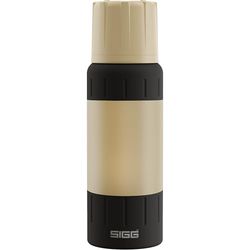 SIGG – Gourde Isotherme 0,5L – Alpine Star, avec Gobelet – 15h Chaud, 56h Froid – Compacte & Robuste – Étanche – Sans BPA – Avec Extra Grip Pour Outdoor, Camping & Randonnée – Acier Inoxydable – Beige