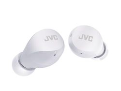JVC Gumy Mini True bezprzewodowe słuchawki [ekskluzywna edycja dla Amazon], małe, lekkie, 3 tryby dźwięku, wodoodporne (IPX4), długa żywotność baterii, Bluetooth 5.1, HA-Z66T-W (białe) HA-Z66T-W-E