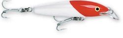 Rapala flytande magnum bete med två nr. 4/0 krokar, 2,7-3,3 m simdjup, 18 cm storlek, rött huvud
