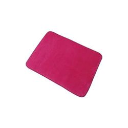 MSV Tapis Douceur à mémoire de forme-50x70 cm-Fuchsia, 80% Polyester, 20% Polyamide, Polyuréthane, SBR, 80 x 150 cm
