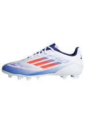 adidas F50 Club Football Boots Flexible Ground, Scarpe da Calcio per Terreni compatti Unisex-Adulto, Cloud White/Solar Red/Lucid Blue, 37 1/3 EU