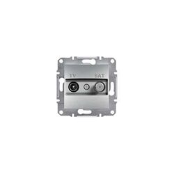 Schneider Electric EPH3400161 TV/SAT-stopcontact, aluminium