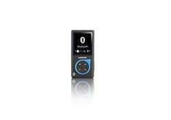Lenco MP3-spelare Xemio-768 – MP3/MP4-spelare, 8 GB mikro SD-kort inklusive in-ear hörlurar och Bluetooth – blå