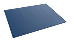 Durable Desk Mat with Transparent Cover - 650 x 500mm - Perfect for Storing Notes & Important Information - Easy to Clean - Dark Blue