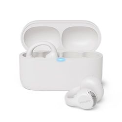Philips TAQ2000WT Auriculares Open Ear Tipo Piercing Bluetooth multipunto True Wireless - 28 Horas de reproducción, Estuche de Bolsillo, Llamadas claras, desplazamientos y Entrenamientos - Blanco