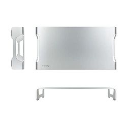 VoltShine Supporto Sollevatore Realizzato in Alluminio per schermi e Laptop, Regolabile, con Design ergonomico, Leggero e Resistente, Che favorisce Una Migliore Postura visiva