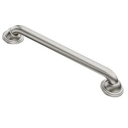 Moen Lr8724d2bn 61 cm Designer de salle de bain Barre d'appui, Nickel brossé