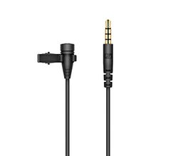 Sennheiser XS Lav Mobile Omnidirectional Clip-On Lavalier Microphone | with 3.5mm TRRS Connector & 2m Cable | for Recording Interviews, Vlogs & Podcasts | Black (509260)