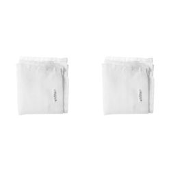 Kilner 50 x 50 cm Muslin Square, White (Pack of 2)