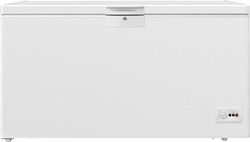 Beko HSM37540 b300 - Congelatore grande, capacità utile 360 l, minFrost, allarme temperatura, 4 cesti congelatori, con serratura, 36 db (A), colore: Bianco