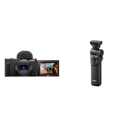 Vlog camera ZV-1 II di Sony Fotocamera digitale ZV1M2BDI + Sony GP-VPT2BT Shooting Grip Bluetooth con funzione telecomando wireless e treppiedi