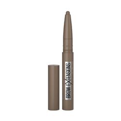 Maybelline New York Brow Xtensions, Matita cremosa in stick per sopracciglia, Deep Brown