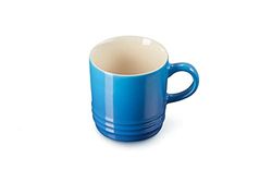 Le Creuset Cappuccino-mok van aardewerk, 200 ml, Marseille-blauw, 70303202000099