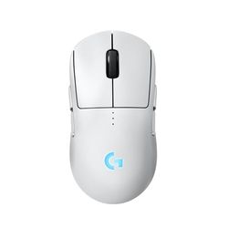 Logitech G PRO 2 LIGHTSPEED Wireless Gaming Mouse, Right- or Left-Handed Mouse with up to 4 Customisable and Switchable Magnetic Side Buttons, 44K DPI Sensor, USB-C Charging, for PC/Mac - White