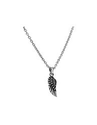 ROCHET MEN JEWELLERY Collar Pendant Fury Vintage Steel Angel Wing 25x8,5mm + Chain 50cm HP6401 Marca