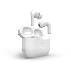 SBS Air Kab Max TWS - Słuchawki douszne True Wireless Stereo, etui z bezprzewodowym ładowaniem, przełącznik Hall, Dual Leader, czas pracy 5 h, sterowanie dotykowe, do smartfonów, tabletów, laptopów