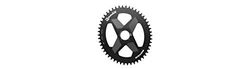 Rotor unisex – vuxna oval 1x DM Direct Mount kedjeblad 40Z svart
