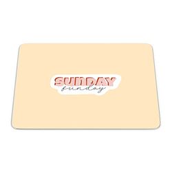 Bonamaison, Tappetino per il mouse rettangolare con stampa digitale, antiscivolo, per ufficio e casa, dimensioni: 22 x 18 cm