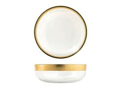 H&H Goldie Coppa in Vetro con Filo Oro, 21,5cm