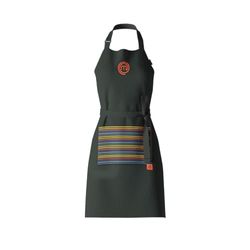MasterChef Chef Apron for Men & Women, Cotton Cooking Apron with Pocket, Embroidered Detailing & Official Show Logo, Premium Quality Kitchen Garment, Adjustable Strap, One Size Fits All, Vivid