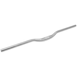 M-Wave Guiador MTB Rise de alumínio, unissexo para adulto, prateado anodizado, 700 mm