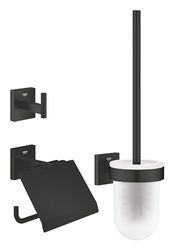 GROHE 411232430 Start Cube Accessory 3-in-1 toiletset 3 in 1, mat zwart