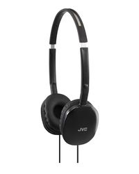 JVC HA-S170 Hoofdbeugel met 1,2 m kabel, licht, opvouwbaar en verstelbaar, krachtig geluid en geluidsisolatie voor leren, spelen enz. - Over-ear hoofdtelefoon met 3,5 mm jack, zwart.