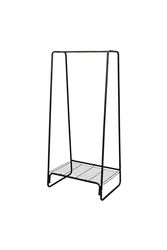 Iris Ohyama, Portant a Vetement en Métal, Penderie avec Étagère, Porte Manteau, 1 Niveau, Noir, Solide, pour Chambre, Studio, Dressing, Vêtement & Chaussure, Entrée, Montage Facile, PI-B5M
