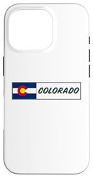 Souvenir bandiera dello stato del Colorado Custodia per iPhone 16 Pro