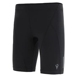 Macron Run Kona Scb Flo Bermuda Light Stretch Black, Pantaloncini Donna, Nero, S