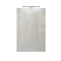 Baikal Espejo de Baño, Varias Formas y Medidas Disponibles. Opción con y Sin LED. Estilos Que se adaptan al baño o Cualquier Estancia del hogar. 50 x 75 cm Espejo con Aplique LED, 280034990