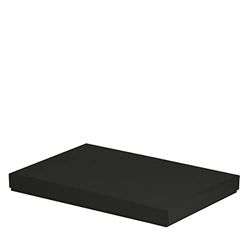 Rössler Papier 13521453700 - Boxline Carton rectangulaire, adapté au format A4, noir, 1 pièce