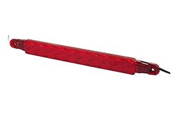 HELLA 2DA 343 106-001 Luz de travão adicional - LED - 12 V - aparafusado/montagem exterior - Cor da tulipa: vermelho - Cor LED: vermelho - Cabo: 3000 mm - Conector: extremidades de cabo abertas