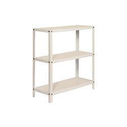 Simon Rack Livraria estante salão, 900 x 800 x 300 mm, 3 alturas, estilo industrial, metal, branco - Simon Home