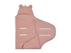 Jollein 032-566-66034 Basic Swaddling Couverture de bain Rose 100 x 105 cm