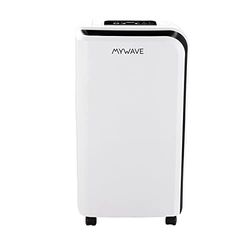My Wave Draagbare luchtontvochtiger, 10 l, vermindert vocht, anti-schimmel, ideaal voor ruimtes tot 15 m², timer voor maximaal 24 uur en controlelampje