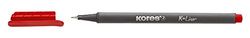 Kores - Kores Fineliner"K-Liner", Strichstärke: 0,4 mm, rot