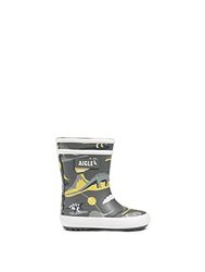 Aigle Baby Flac Play2 Regenlaarzen voor kinderen, uniseks, meerkleurig dino, 22 EU