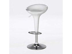 Kit Closet 5020317000 - taburete alto bar Rex, blanco, 88 x 38 x 38