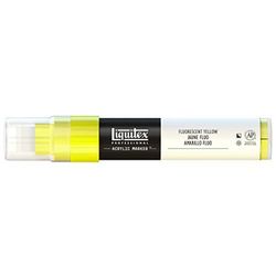 Liquitex Professional Paint Marker with 8-15 mm Wide Nib - Fluorescent Yellow