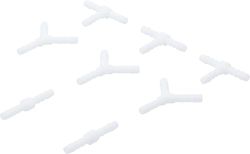 BGS 8790-5 | Conectores para mangueiras de borracha e plástico | resistente ao combustível, 5 mm, 8 peças