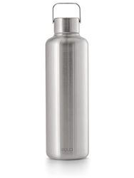 EQUA Tijdloze roestvrijstalen herbruikbare waterfles, 1000ml, lekvrij, BPA-vrij, staal