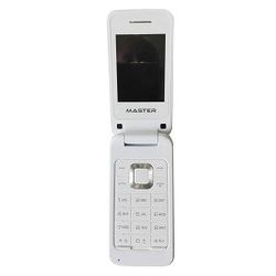TELEFONO CELLULARE MASTER DISPLAY 2.4", DUAL SIM, DUAL BAND GSM, RADIO FM MP3 BIANCO MF024