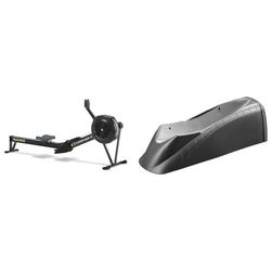 Concept2 2712-US Inomhus Rower, Svart, En Storlek & Elite Reseblock för elastogel, grœ, en storlek